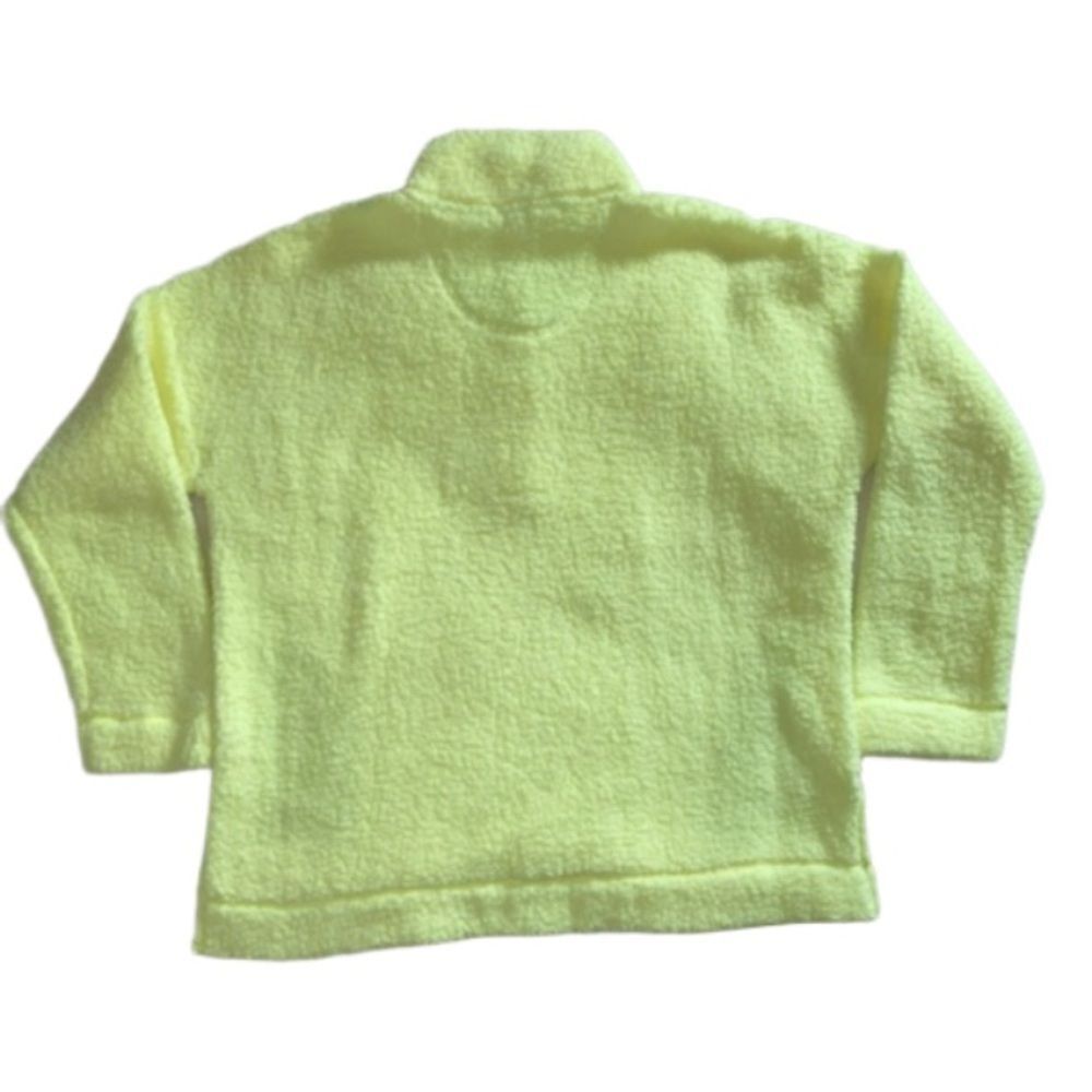 Aerie Bright Yellow Fleece Henley Pullover Women Medium - Picture 3 of 5
